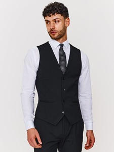 Trajes de Hombre 2025, Conjunto de 3 Piezas, Traje de Negocios para Oficina, Chaqueta + Chaleco + Pantalones, Premium, Un Botón, Solapa, Corte Entallado, Trajes de Caballero para Boda - Product Image 5