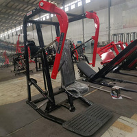 Machine de musculation professionnelle à charge libre en acier pour exercices dorsaux et bras, avec système de sécurité, pour entraînement de force, presse pectorale plate et large