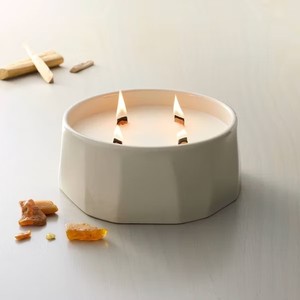 Recipiente de Cerámica para Velas, Acabado Mate, Resistente al Calor, Pared Gruesa, Duradero, Decoración para el Hogar, Elegante Portavelas Individual - Product Image 2