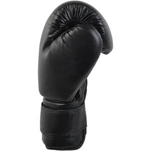 New Custom Logo High Quality Breathable Black <b>Hook</b> Loop Boxing Gloves Unisex Cowhide Leather Polyester Stylish Design Outdoor - Product Image 6