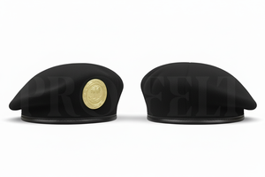 Boina de Lana Personalizada con Insignia Metálica OEM, Estilo Clásico de Uniforme, Gorra Plana para Hombre, Gorras con Visera Bordada con Logotipo Personalizado - Product Image 3
