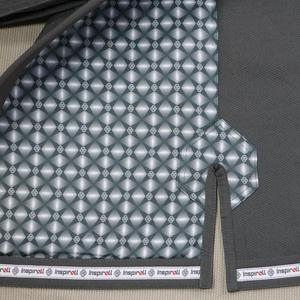 Tigerclaw BJJ Kimono Men's Regular Fit 380g Lightweight 100% Cotton Moisture Wicking Black with Geometric Pattern Interior - Product Image 6