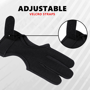 อุปกรณ์ป้องกันมือสำหรับยิงธนูที่มีสไตล์ สำหรับกีฬากลางแจ้ง ดีไซน์แบบสามนิ้ว ผลิตจากวัสดุที่เป็นมิตรต่อสิ่งแวดล้อมและยั่งยืน - Product Image 5