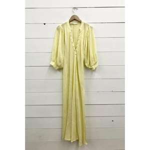 Caftán Largo Informal Estilo Occidental Hecho a Mano para Mujer, Corte Regular, Teñido a Mano, Talla Única, Cintura Natural, Ecológico, Hecho en India - Product Image 6