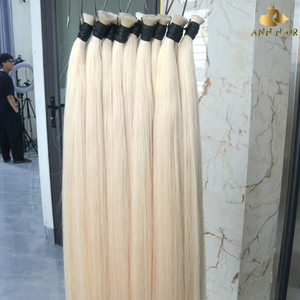 Cabello Virgen Vietnamita Liso al Por Mayor - Rubio Platino 100% Cabello Humano (Cabello Natural) - Product Image 3