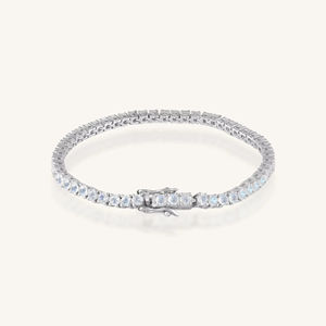 <b>Rainbow</b> Moonstone <b>Bracelet</b> in 92.5 Sterling Silver KLSB-20659 - Product Image 2