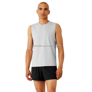 Singlet de sport, de gym et de fitness pour homme, respirant, en coton et polyester, débardeur ample pour homme, débardeur de sport pour homme - Product Image 1