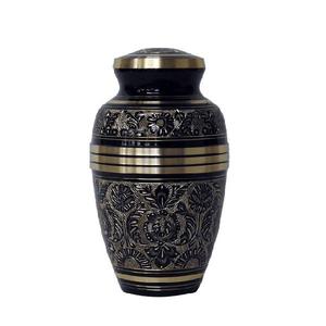 Urne funéraire artisanale en aluminium, finition grise, pour cendres humaines, fournitures funéraires, urnes de crémation, grossiste - Product Image 5