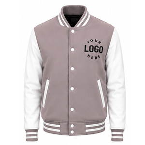 Good Quality Design Street Wear Canvas Long <b>Summer</b> Varsity <b>Jacket</b> <b>Men</b> OEM Service Low MOQ Custom Made Waterproof Breathable - Product Image 1