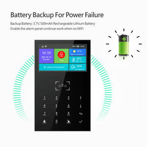 Sistema de Alarma de Seguridad para el Hogar con WiFi Inteligente Tuya, Kit Antirrobo GSM con Comunicación de Audio Bidireccional PST-PG109-4G, Precio de Fábrica - Product Image 4