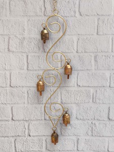 Campanas de Viento Portátiles Hechas a Mano de Cobre Contemporáneo, Decoración Colgante de GLOSSY TOUCH ART - Product Image 5