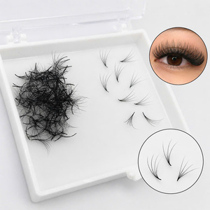 Faux cils synthétiques faits à la main en vrac de haute qualité du Vietnam, 1000 éventails pré-faits, naturels, longs et doux - Product Image 1