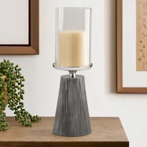 Trending Handmade Metal <b>Candle</b> Holder Geometric Modern Table Centerpiece for Contemporary Home and RestaurantPremium <b>Gold</b> <b>Candle</b> - Product Image 3