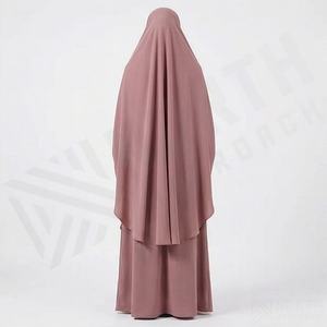 Abaya de Mujer, Estilo Nuevo, Color Sólido Personalizado, Corte Recto y Holgado, Manga Larga, Vestido Musulmán con Bordado, Ropa Modesta para Mujer - Product Image 2
