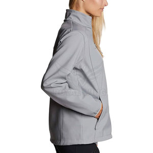 Windproof <b>Waterproof</b> <b>Breathable</b> Heated Knitted Softshell <b>Jacket</b> for <b>Women</b> and Men Winter Outdoor Regular Fit Polyester - Product Image 4