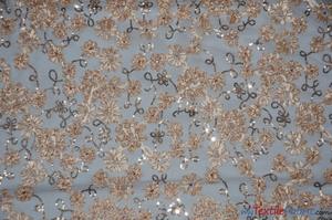Elegant <b>Polyester</b> Net Embroidery <b>Fabric</b> for Wedding Dresses Couture Fashion Garments Bags Home Textile and Swimwear Design - Product Image 2