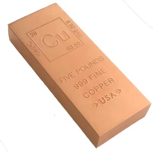 Lingotes de Cobre de Alta Densidad 99,99% para Componentes de Ingeniería del Sector Eléctrico y Fundición de Metales para la Industria - Product Image 3