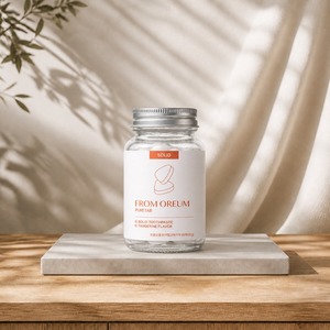[FROM OREUM] Pasta de Dientes Sólida Ecológica para Huéspedes de Hotel, Blanqueadora, con Sabor a Mandarina de Jeju, 60 Tabletas para Baño de Huéspedes - Product Image 2