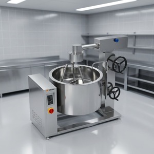 Olla de vapor con camisa térmica giratoria por inducción Amicook 380V/440V, modelo para cocinar rápidamente, preparar y resistir el calor, eléctrica con camisa térmica. - Product Image 2