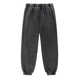 Joggers en denim droit 100% coton pour hommes, vente flash, qualité supérieure, respirant, écologique, multi-poches, design de logo personnalisé - Product Image 5