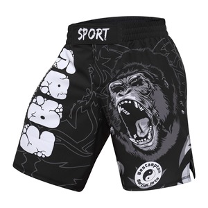 Shorts MMA pour hommes, imprimés, taille élastique, entraînement en salle de sport, kickboxing, légers, séchage rapide, colorés, haut de gamme pour hommes, arts martiaux - Product Image 4