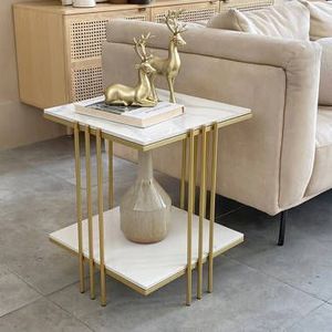 Supports à fleurs en métal plaqué or, écologiques, durables, design minimaliste moderne, présentoir à plantes d'intérieur, étagères circulaires pour la maison - Product Image 2