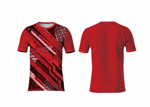 T-shirt décontracté pour homme en tricot avec impression intégrale par sublimation, motif uni, design personnalisé, séchage rapide, confortable - Product Image 4