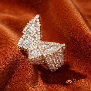 Moissanite <b>Ring</b> <b>Mens</b> Luxury Crown Statement <b>Ring</b> Baguette Stone Fashion Jewelry Gift <b>for</b> <b>Men</b> Premium Everyday Style - Product Image 2