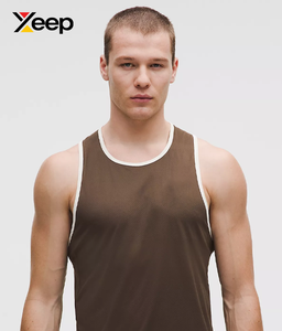 เสื้อกล้ามออกกำลังกายผู้ชาย XEEP รุ่น XC-GTT-50 คุณภาพสูง ระบายอากาศได้ดี แห้งเร็ว พิมพ์ลายแบบ Heat-Transfer ผ้าถัก 100% คอตตอน คอกลม ด้านหน้า - Product Image 2