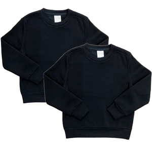 Cárdigan de cuello redondo bordado Fire Athlete Industry para mujer, jersey informal de manga larga, color liso, acrílico, invierno, gris frontal - Product Image 2