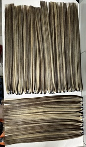 Los paquetes de cabello humano recto a granel más vendidos, cutícula de color piano alineada, precio al por mayor, largo, 10-32 pulgadas - Product Image 4