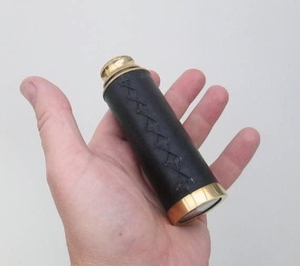 Handmade Brass Spyglass Telescope 10 Inch Antique Nautical Monocular with Wooden Display Box - Product Image 3
