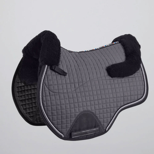 Almohadilla para Silla de Montar de Doma y Salto, Gris, Acolchada, Transpirable, con Forro de Malla de Algodón y Relleno de Poliéster, para Entrenamiento - Product Image 1