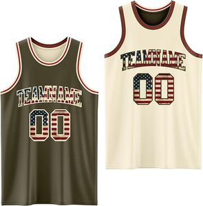 Ensemble de maillots de basket-ball personnalisés, noir et crème, impression sérigraphique, polyester respirant, unisexe adulte, nom et numéro de l'équipe - Product Image 4