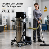 Großkapazitäts-Industriestaubsauger mit Superstarkem Motor 100L für Druckereien 220V 110V