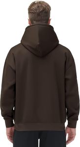 Sweat-shirt à capuche pour homme en molleton 100% coton, coupe classique, ultra doux, uni, décontracté pour l'hiver, avec poches - Product Image 3