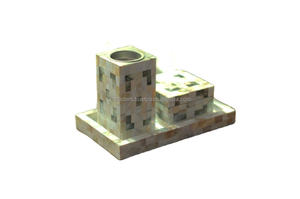 Perle céleste faite à la main nacre Mabkhara brûleur décoratif porte-encens maison mosquée Eid célébrations coffrets cadeaux de luxe - Product Image 5