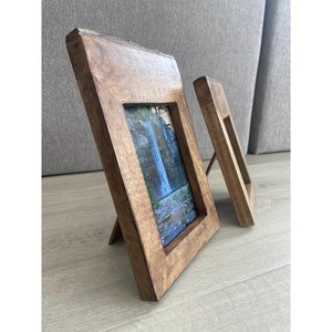 Mango Wood Photo Frame <b>Rustic</b> Edge | Handcrafted Wooden Picture Frame Wholesale - Product Image 1