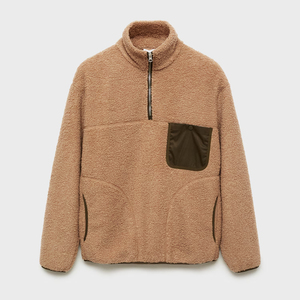 Vestes en polaire à fermeture éclair sur le devant, chaudes pour l'hiver, avec poches poitrine - Product Image 1