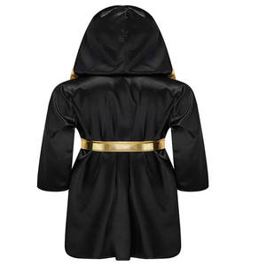 Bata de Boxeo de Satén Personalizada con Bordado y Sublimación, Ropa Profesional para Entrenamiento y Competición de Boxeo y Karate - Product Image 2