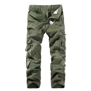 กางเกงคาร์โก้ผู้ชายสไตล์สตรีทแวร์ลำลองพิมพ์โลโก้ได้ หลายกระเป๋า ผ้าฝ้าย 100% แห้งเร็ว ขายส่งจากโรงงาน - Product Image 4