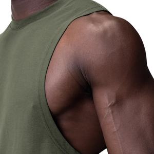 Camiseta Deportiva sin Mangas 2025, 100% Algodón, para Hombre, Corte Holgado, Ecológica, de Secado Rápido y Transpirable - Product Image 4