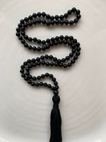Tasbih rond en résine, fait main, écologique et luxueux