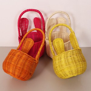 Vente en gros de jolis paniers en rotin sur le thème de Pâques pour enfants ornements décoratifs de festival de vacances pour enfants - Product Image 2