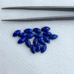 Lapislázuli Azul Natural de 4mm, 6mm, 8mm, 10mm, 12mm, Cabujón Marquise Liso, Piedra Preciosa Suelta al por Mayor, Todos los Tamaños Personalizados Disponibles - Product Image 2
