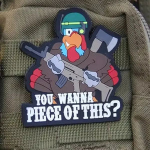 Parche de Silicona de PVC con Logotipo Personalizado en 3D, con Velcro, Muestra Rápida, Estilo de Dibujos Animados, Etiqueta Bordada para Ropa - Product Image 6