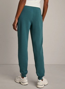 Pantalones deportivos de mujer, holgados, de algodón y felpa, de cintura alta, estilo jogger, relajados, casuales, para gimnasio, uso diario, cómodos. - Product Image 3