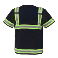 Camisetas de Trabajo de Manga Corta de Alta Visibilidad Personalizadas OEM de Alta Calidad, Ropa de Seguridad Reflectante Transpirable para Hombre de Buena Calidad