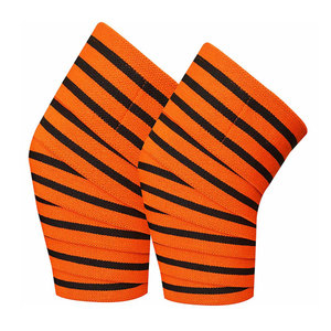 Wholesale 2026 Unisex Custom Logo Gym Training <b>Knee</b> Wraps & New Elbow Pads Soft Adjustable Elastic Support for Weight Lifting - Product Image 1