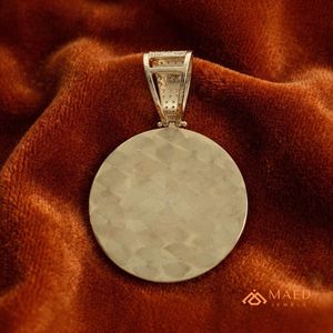 Gold <b>Angel</b> Medallion Moissanite Pendant Round Iced Out Hip Hop <b>Charm</b> Luxury Bling Party Micro Insert Necklace Gift for Unisex - Product Image 3